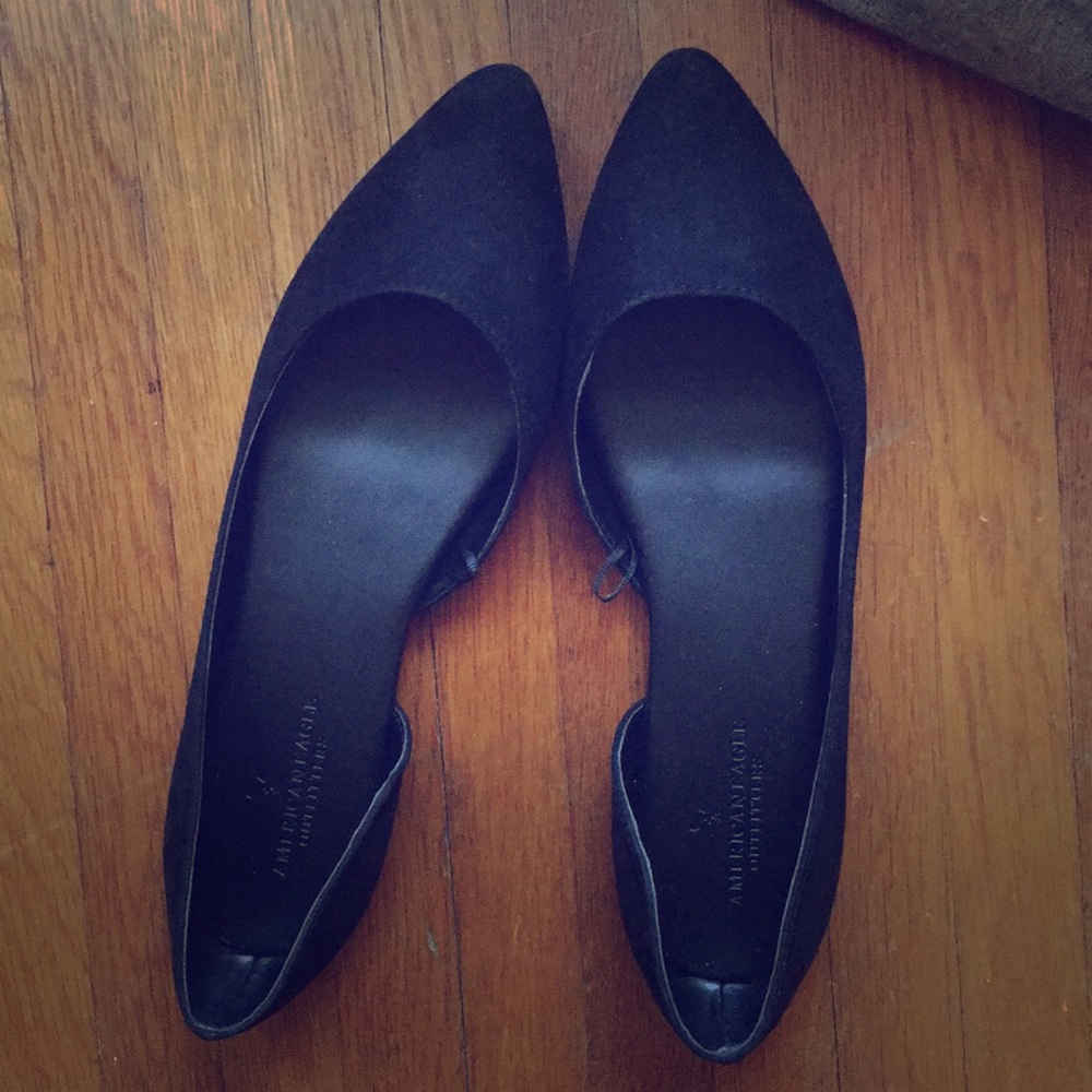American Eagle Pointed Toe D'Orsay Flats sz 8.5*